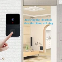 LARMCAM WiFi Wireless Video Doorbell Camera, Smart Doorbell With Motion Detection, Night Vision, Two-Way Talk, Suitable For Home/Patio Security - Black - View 10