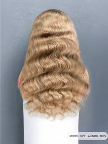 ISEE HAIR Wear Go 6X4 HD Glueless Body Wave Wig Highlight Ash Blonde Dark Roots Colored Lace Closure Human Hair 180 Density 22-28 Inch Pre Plucked & Pre Cut High Quality For Beginners - S3/14 - View 6