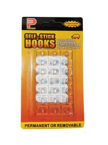 20/6pcs, Mini Self-Adhesive Hook, Detachable Traceless Decorative Thread Hook, Transparent Hook, Sticky Wall Hook, Indoor/Outdoor Mini Light Clip, Holiday Decoration Supplies, Multi-Purpose Clip, Suitable For Christmas, Halloween, New Year Decoration Hanging Display, Practical Hook