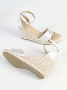 Women's Platform Wedge Sandals, Casual Open Toe Thick Sole Summer Shoes, Strap Comfy Espadrille Sole Sandals