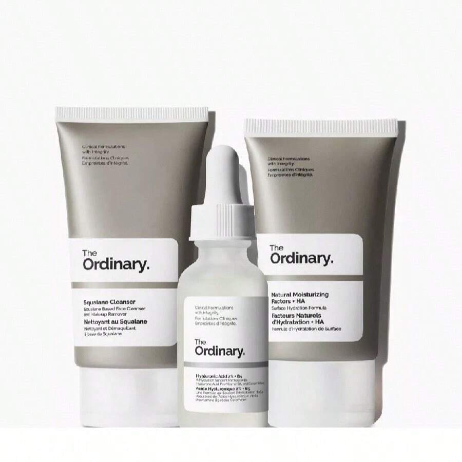 The Daily Set, Squalane Cleanser, Hyaluronic Acid, Natural Moisture - 白色 - 查看 1