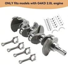 G4KD 2.0L Engine Rebuild Kit-Crankshaft Con Rod Bearing Kit For Hyun-Dai Kia - 銀色 - 查看 3