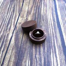 1Pc Wooden Ring Box, Engagement Ring Box, Proposals, Wedding Ceremony,Ring Box (Ring Not Included) Valentine's Day