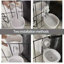 1 szt. wiszący dozownik wody dla zwierząt, akcesoria do picia odpowiednie dla królików i świnek morskich (nie dla kotów i psów) - Wielokolorowe - Zobacz 5