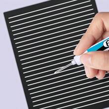 3 支白色永久性记号笔 - 快干、防水、不褪色，适合在 DIY、玻璃、人造皮革、木材、金属等上绘画 - 非常适合万圣节和圣诞节工艺品，非常适合圣诞节返校 - 白色 - 查看 6