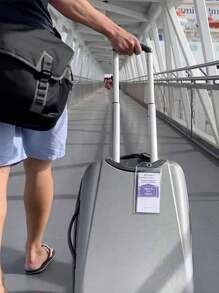 Luggage Tag For Cruise Ship Essentials, Cruise Luggage Tag Holder, Clear Cruise Luggage Tags For All Cruise Lines Travel Essentials ,For Travel Backpack Luggage Suitcase Travel Gear ,Back To School Workout School Supplies, Holiday Camping Holiday Essentials, Vacation Accessories Suitcase Tag - Multicolor - View 3