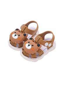 Toddler Closed Toe Sandals, New Summer Designs For Baby Girls/Boys, Anti-Slip Soft Bottom Indoor/Outdoor Crawling/Walking Shoes, 0-3 Years Old - Coffee Brown - View 8