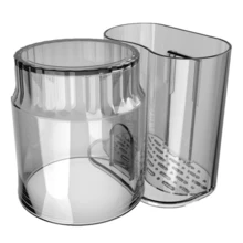 1 Set No-Drill Toothbrush Holder With Tumbler, Bathroom Storage Organizer Rack, Wall Mounted Toothpaste Shelf - Multicolor - View 11