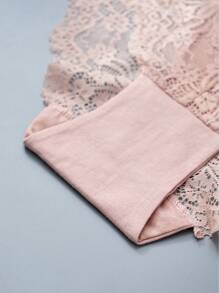 APRSEA 3pcs Women's Lace Panties, Minimalist & Comfortable, High-Waist Briefs - Multicolor - View 6