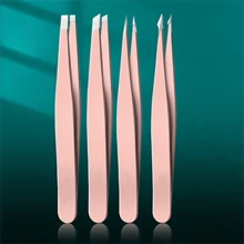 Bộ 1/4 nhíp tỉa lông mày bằng thép không gỉ, dụng cụ làm đẹp chuyên nghiệp, thích hợp cho lông mày mọc ngược. - Nhiều màu - Xem 13