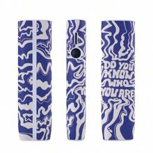 1 pieza Estuche protector decorativo para el dispositivo de calentamiento sin combustión IQOS ILUMA ONE/ILUMA I ONE, accesorio de moda con impresión UV de cuero PU, duradero, opciones de multicolor, protección completa de 360 grados, absorción de impactos y antideslizante, adecuado como regalo para hombres y mujeres - un lema y serie HET - Ver 16