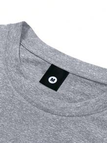 5pcs Men's Summer Basic Plain Short Sleeve T-Shirts, Regular Fit, Casual Sportswear Outdoor Lightweight Tops Tee