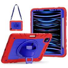 1pc Stock Case With Pencil Holder [360° Rotating Hand Strap] &Stand