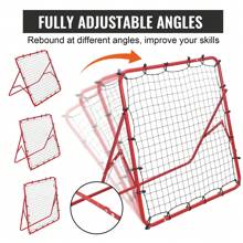 Soccer Rebounder Rebound Net Rebound Board, Portable Soccer Training Gift Football Wall, Angle Goal Net, Auxiliary Tools And Equipment For  All Ages, Easy To Install And Perfect Storage, Passing And Shooting Practice - 39"x39" Black - View 3