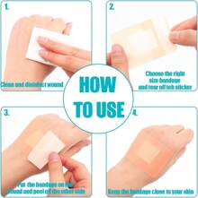 80/40 Pack Eight Specifications, Flexible Adhesive Bandages Variety Bandages Pack Assorted Sizes Fingertip Bandages Waterproof Bandages Breathable Adhesive Bandages For Emergency Kit Bag