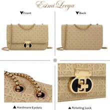 Fashionable And Lightweight Mini Golden Chain Shoulder Clutch Purses For Women Little Cell Phone Cross Body Bag For Women Dressy Square Mini Crossbody Bags For Women Black Purses Hand Bags For Women,Birthday,Valentine's Day,Mother's Day Gifts,Christmas Day,Halloween,Easter,Teacher's Day,Various Anniversaries For Shopping And Parties - 杏色 - 查看 2