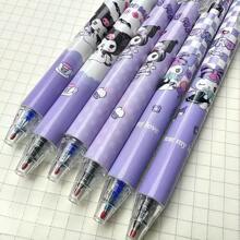 6支/盒 Sanrio Kuromi 可擦摩擦热敏笔 速干易擦 高品质学生用品 0.5mm 替换芯 开学季