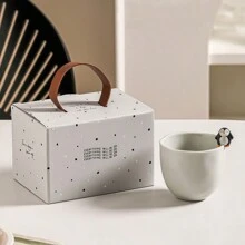 可爱卡通帽子咖啡杯陶瓷水杯情侣杯高品质家用奶茶杯创意陶瓷手柄杯INS风开学礼盒 - 多選 - 查看 25