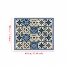 1pc Boho Print Washing Machine Dust Cover Pad,Countertop Absorbent Table Mat,Absorbent & Quick-Dry Fridge Mat, Microwave Oven Dust Cover,Soft Diatom Mud Drainage Pad,Non-Slip Super Absorbent And Wear-Resistant Dish-Washing Dry Pad,19.7*23.6 Inch Modern Washing Machine & Dryer Top Cover,Suitable For Laundry Room And Kitchen For School,Office,Household,Travel,Bag,Organizer,Storage