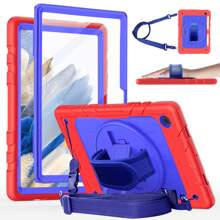 1pc Stock Case With Pencil Holder [360° Rotating Hand Strap] &Stand