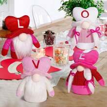 Valentine's Day Faceless Doll Creative LOVE Doll Cute Holiday Valentine's Day Decorations - Multicolor - View 5