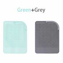 1 Silicone Heat-Resistant Pad, Used For Straighteners, Protecting Furniture Surfaces, Convenient Storage Of Styling Tools, Home Decoration, Kitchen, Bedroom, Home, Office, School
