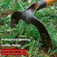 重型锰钢爪 - 加厚尖头除草工具，易于松土、除草和耕作 - 锋利的边缘设计，方便房主、园丁和种植者高效使用，适用于户外园艺和草坪护理，无手柄 - 空心鋤頭 - 查看 11