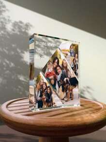 个性化亚克力相框、狗狗纪念相框、狗狗慰问礼物、宠物遗失礼物、亚克力照片打印块、定制亚克力相框、爱狗人士礼物 - 白色 - 查看 4