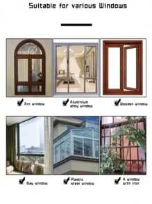 Self-Adhesive Polyester Anti-Mosquito Window Screen Net, Breathable & Transparent Mesh Curtain For Fly Bug Protection, No-Drill Installation