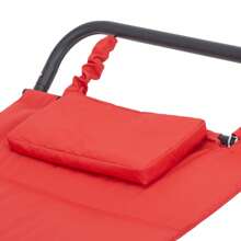 Mainstays Belden Park Polyester Hammock With Stand And Pillow For Outdoor , Multi Color - Red - View 2