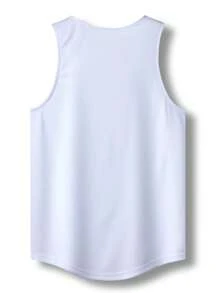Set de 3 camisetas de tirantes de hombre de verano, nuevas, ligeras, de seda de hielo, de cuello redondo, con camisetas de manga corta de bambú de secado rápido, de corte holgado, para deportes y casual