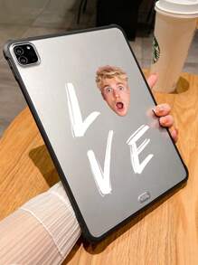 Customized Full Family Portrait Acrylic Tablet Case, Suitable For IPad Pro 13, Air 13 And Other Models, Anti-Fall Protection Shell With Love Design For Friends, Couples, Parents And Children