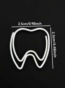 30pcs Or 50pcs Tooth Paper Clips Small Paperclips Bookmarks Planner Clips Metal Office Clips For Document Sorting Organizing Office Stationery Supplies,Back To School,School Supplies