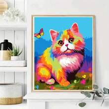 1pc Paint By Numbers Kit For Adults Beginner On Canvas, Adults' Paint-By-Number Kits, Adult Paint By Number Kits, Painting Kits For Adults, Number Painting For Adults, Hobbies For Women, Painting By Numbers For Adults, Birthday, Thanksgiving, Christmas Gifts For Mom, Grandma, Neighbors, Friends, Home Decor Set(Frameless)