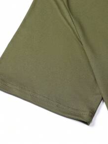 5pcs Men's Summer Basic Plain Short Sleeve T-Shirts, Regular Fit, Casual Sportswear Outdoor Lightweight Tops Tee