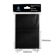 100Counts Card Sleeves For Trading Cards, Soft Baseball Card Sleeve, Sturdy Trading Cards Sleeves, Plastic Card Protector For Standard Cards Fit For MTG, Football Card Sports Cards, 10 Colors - White - View 2