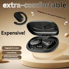 Auriculares inalámbricos con clips para dormir, mininiauricula deportiva TWS HIFI con graves estéreo HD y llamada, auriculares estéreo compatibles con Android e iPhone, piezas de música y auriculares inteligentes