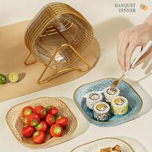 1/6/9/12件装水果盘 客厅家居茶几小吃摆盘 新款水果篮 轻奢高级水果盘 水果篮 水果碗 婚礼圣诞节小吃托盘 食品盘 厨房水果篮 万圣节装饰水果碗 甜点盘 - 水果盤 - 查看 6