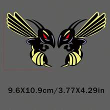 1 对大黄蜂图案创意汽车贴纸，装饰性摩托车电动车反光贴纸 - 均碼 - 查看 12