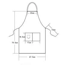 厨师服务员咖啡店服务生纯色厨房围裙理发师围裙厨房配件女士男士烧烤 - 彩色 - 查看 7