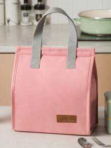 1 件可重复使用的保温午餐袋，厚铝箔午餐盒袋，适用于教室、大学、厨房储存和整理、厨房配件、办公室、学校、圣诞礼物