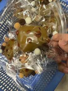 1 Stück zufälliger Stil TPR süßes Flusspferd weiches Quetschspielzeug, Weihnachtsgeschenke, Neujahrsgeschenke, Lustiges Spielzeug mit Acryl-Aufhänger, zufällige Farbe und Stil (zufällige äußere Verpackung)