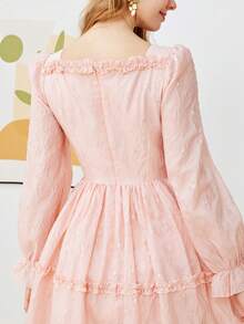 Elegant Silver Metallic Embossed Jacquard Formal Evening Gown, Party Dress, Wedding Guest Dress, Prom Dress