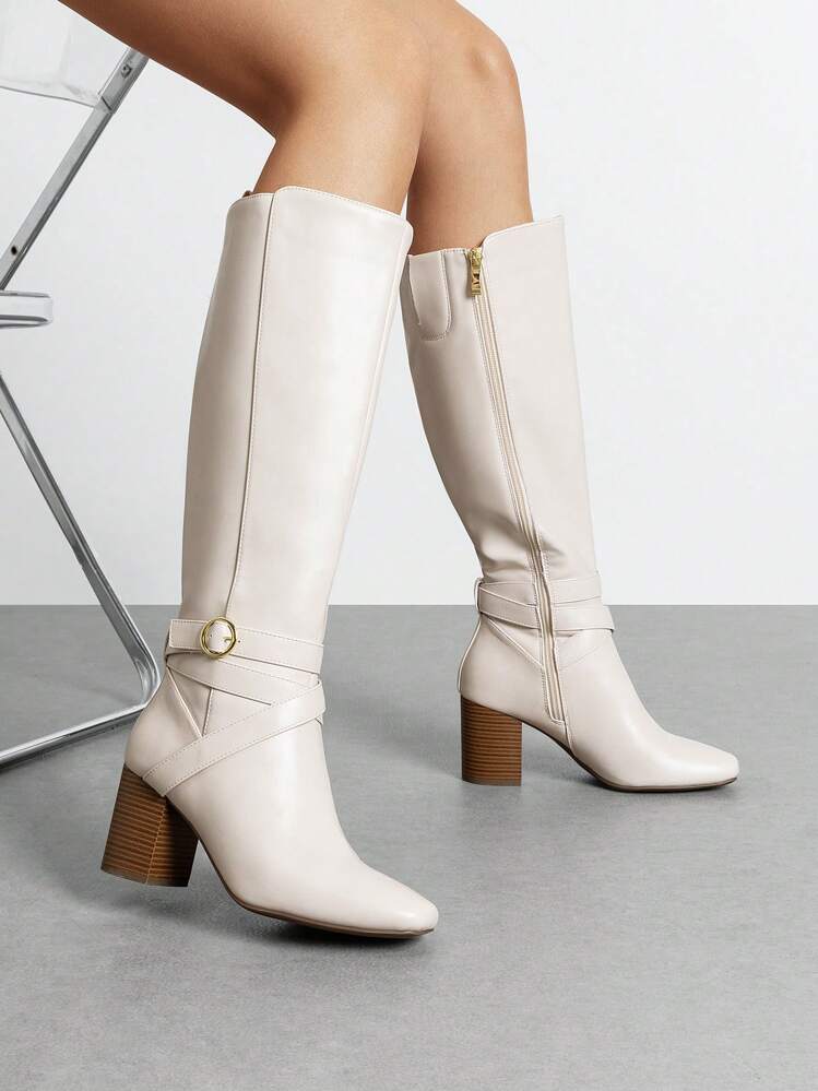 Bottes hautes jusqu'aux genoux pour femmes