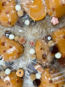 1 Stück zufälliger Stil TPR süßes Flusspferd weiches Quetschspielzeug, Weihnachtsgeschenke, Neujahrsgeschenke, Lustiges Spielzeug mit Acryl-Aufhänger, zufällige Farbe und Stil (zufällige äußere Verpackung)