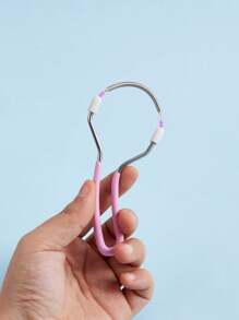 1 pieza Removedor de vello facial, depilación de vello por hilos de muelle para labios, mentón, cara y cuello, cuidado personal esencial, (rosa), productos y accesorios para el cabello para barbería, salón de belleza y artículos de viaje esenciales