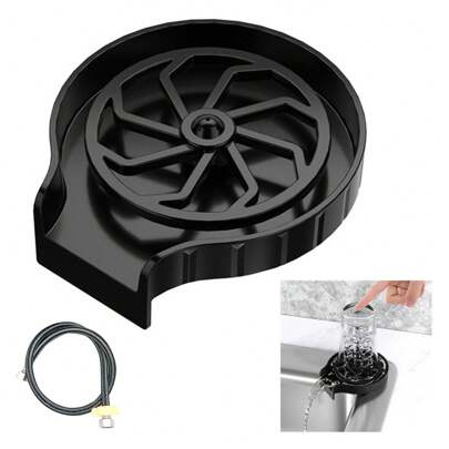 Automatischer Glasspüler Schnelle Reinigung Einfache Installation gedrückter Tassenspritzerreiniger für Küchenspüler