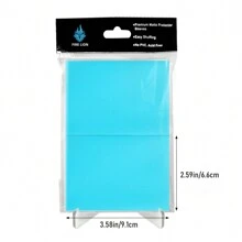 100Counts Card Sleeves For Trading Cards, Soft Baseball Card Sleeve, Sturdy Trading Cards Sleeves, Plastic Card Protector For Standard Cards Fit For MTG, Football Card Sports Cards, 10 Colors - White - View 5