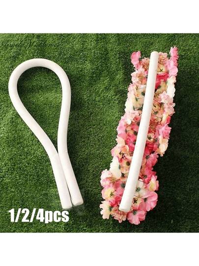 1-4pcs Premium White Floral Foam Stick 15.75"X1.96" - DIY Wedding Flower Arrangement Base, Solid Cylindrical Sponge For Event & Party Decorations,Mother's Day,Gift For My Mother Gifts Birthday Graduation