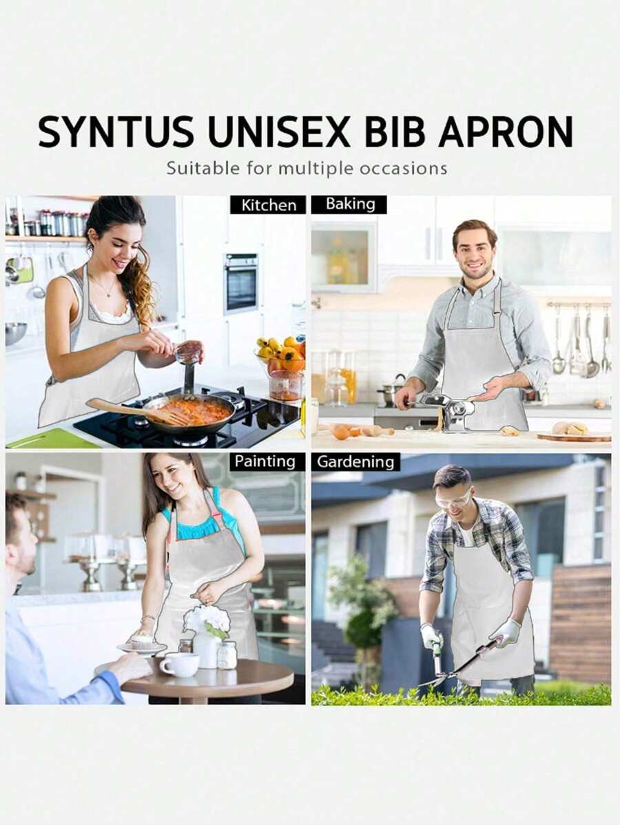 1 chiếc tạp dề tùy chỉnh, quà tặng cho bố, cha, nam giới, nữ giới, có thể tùy chỉnh tên, logo, tạp dề đầu bếp nấu ăn, tạp dề nhà bếp chống thấm nước cá nhân hóa, có thể tùy chỉnh logo, hình ảnh, tên, tạp dề đầu bếp nấu ăn. - trắng - Xem 1